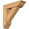 Ekena Millwork Traditional Traditional Smooth Bracket w/ Offset Brace, Western Red Cedar, 5 1/2"W x 18"D x 18"H BKT0604X18X18TRA01SWR - alternate 1